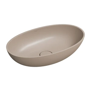 Omnires SHELL M+ umywalka nablatowa, 60 x 35 cm, dune beige mat SHELLUNDB