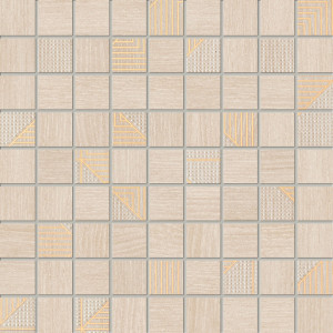 Tubądzin PTD WOODBRILLE beige mozaika 30x30 (8) MS-02-560-0300-0300-1-010