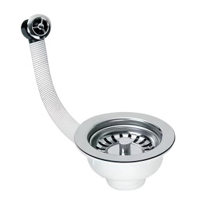 MCALPINE Spust zlew.3,5" z przelew.okrągłym SYF-FSW50PPOL25