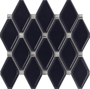 Tubądzin PTU ABISSO mozaika navy 29.8x27 (9) MS-01-159-0298-0270-1-038