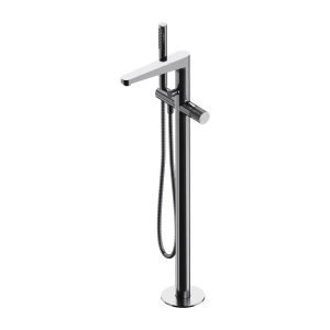 Omnires CONTOUR bateria wannowa wolnostojąca, chrom połysk CT8033CR