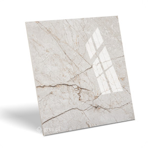 Prime Ceramics Avorio Bianco 60x60x7 połysk