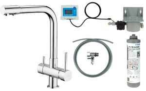 Deante  Bateria kuchenna z zestawem do filtracji wody  BCHF065M