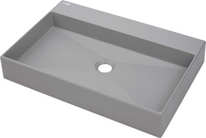 Deante Correo Umywalka granitowa nablatowa z miejscem na baterię - 60x40 cm CQR_SU6S
