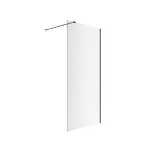 Excellent Vidoq walk-in ścianka prysznicowa prosta 90x200 cm, powłoka Clean Control, szkło 6mm, grafit szczotkowany KAEX.1506.900.LP.AB