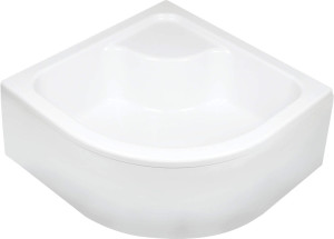 Deante Deep Brodzik akrylowy półokrągły 90x90 cm - głęboki KTD_041B