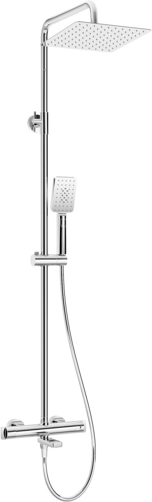 Deante Therm Deszczownica z baterią wannową termostatyczną NAC_01HT