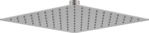 Deante Cascada Głowica prysznicowa stalowa - 250x250 mm NAC_F02K