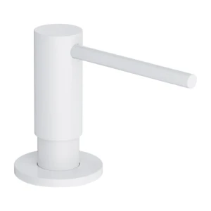 Omnires MODERN PROJECT dozownik mydła w płynie, nablatowy, biały mat MP60723WM