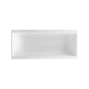 Excellent Pryzmat Slim 2.0 Wanna Prostokątna 180x80 cm, biały połysk WAEX.PRY2.18WHS