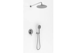 Kohlman zestaw prysznicowy z deszczownicą 30cm. QW210AGR30