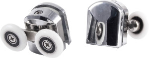 Deante  Rolki górne podwójne do szyb 5 mm - FI 23 mm XKCJ1RU04