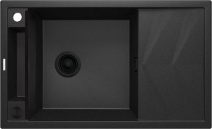 Deante Magnetic Zlewozmywak granitowy magnetyczny 1-komorowy z ociekaczem ZRM_G113