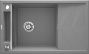 Deante Magnetic Zlewozmywak granitowy magnetyczny 1-komorowy z ociekaczem ZRM_S113