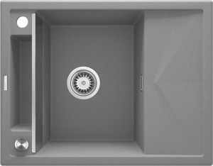 Deante Magnetic Zlewozmywak granitowy magnetyczny 1-komorowy z ociekaczem ZRM_S11A