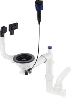 Deante Space-Saver Syfon do zlewozmywaka granitowego 1-komorowego - Space-Saver ZXY_N972