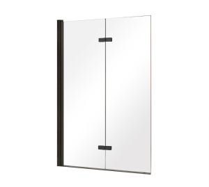 BESCO PMD Parawan 2-skrzydłowy 100x145  LUMIX BLACK    BESCO BE-PLB-2S