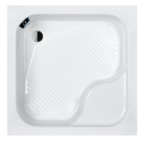 SANPLAST Brodzik Bzs/CL 90x90x28+STB biew BS-615-010-0250-01-000
