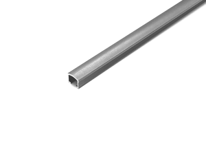Listwa aluminiowa dekoracyjna srebrna szczotkowana 1x1x270 cm SSB10