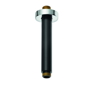 KLUDI ramię natrysku - sufitowe 150 mm; czarny mat KLU-6651587-00