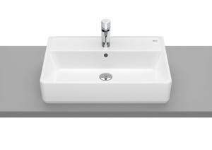ROCA Umywalka GAP 60x42 prostokątna  Superglaze   ROCA CR-A3270MNS00