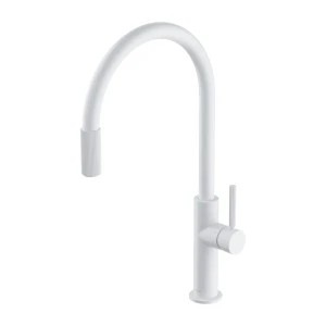 Omnires SWITCH bateria kuchenna do podłączenia zestawu filtrującego, biały mat SW9057WM