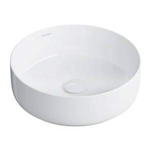 Omnires TULSA umywalka nablatowa ø36 cm, biały połysk TULSA355BP