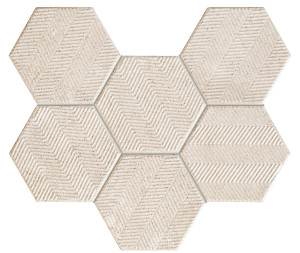 Tubądzin PTD SFUMATO HEX mozaika 29.8x22.1(9) MS-01-175-0289-0221-1-015