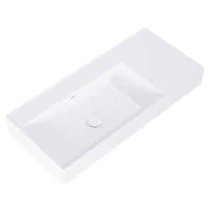 ELITA UMYWALKA LEVEL 100 LEWA ŚCIENNA, SOLID-SURFACE WHITE MATT( ELITA RE041461185290) SZE-RE041461185290