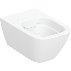 GEBERIT Geberit Smyle Square Wisząca miska WC, lejowa, B35cm, H33cm, T54cm, ukryte mocowania, Rimfree, KeraT GEB-500.208.01.8