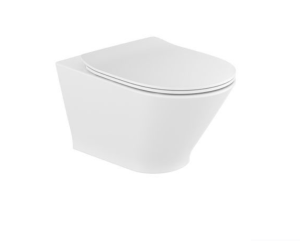 ROCA GAP ROUND ZESTAW Miska wc podwieszana Rimless + deska wolnoopadajaca slim duroplast CR-A34H0N8000