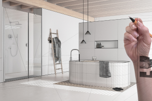 Projekt dużej łazienki powyżej 7 m²
