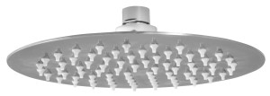 FERRO Deszczownia okrągła 20cm metalowa chrom SLIM FE-DSN03