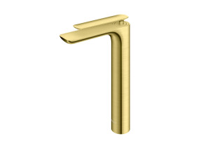 Kohlman Experience Brushed Gold bateria umywalkowa stojąca wysoka złoty szczotkowany QB170EGDB