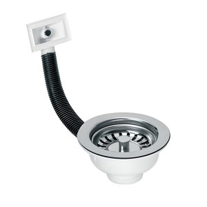 MCALPINE Spust zlew. 3,5" z przelew.prostok. SYF-FSW50PR