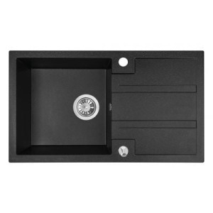 Laveo Zlewozmywak granitowy 76x44 cm Barbados SBB_711T