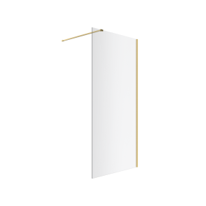 Excellent Vidoq walk-in ścianka prysznicowa prosta 80x200 cm, powłoka Clean Control, szkło 6mm, złoty połysk KAEX.1506.K.800.GL