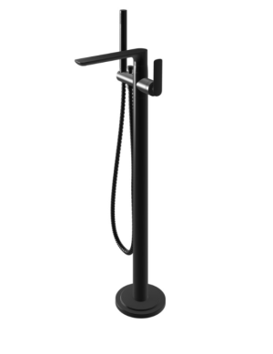 Kohlman Experience Black bateria wannowo-prysznicowa wolnostojąca czarny mat QF1165EB