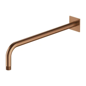 Omnires ramię prysznicowe ścienne, 40 cm, miedź szczotkowana RA01C-KCPB