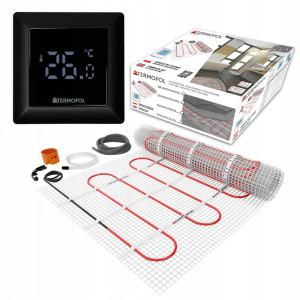 MATA GRZEWCZA ZESTAW 6m2 150W/m2 TF-H6 BLACK 50CM 3535