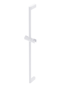 Excellent Drążek prysznicowy z uchwytem na słuchawkę prysznicową, 70 cm, biały mat AREX.SR.70WH