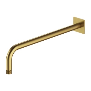 Omnires ramię prysznicowe ścienne, 40 cm, złoty szczotkowany RA01C-KGLB