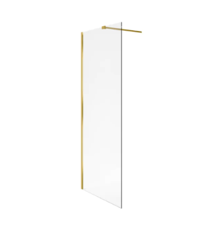 Excellent Vidoq walk-in ścianka prysznicowa prosta 100x200 cm, powłoka Clean Control, szkło 6mm, złoty połysk KAEX.1506.1000.LP.GL