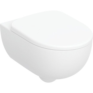 GEBERIT Geberit Selnova Premium Zestaw wiszącej miski WC, lejowa, B36cm, H38cm, T53cm, ukryte mocowania, Rim GEB-501.991.00.1