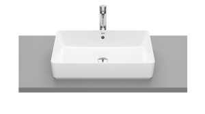 ROCA Umywalka nablatowa prostokątna 60x37 cm b/o GAP supraglaze  ROCA CR-A3270Y2S00