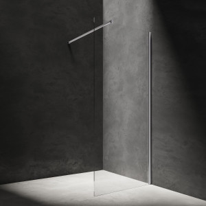 Omnires MARINA kabina prysznicowa typu walk-in, 120 cm, chrom połysk, szkło transparentne DNR12XCRTR