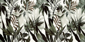 Tubądzin PTD Rainforest leaves SAT pł ścienna 59.8x119.8  (1.43) PS-02-623-0598-1198-1-007