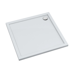 Schedline Brodzik akrylowy Sharper 80x80x4,5 cm, kwadratowy, Gwarancja 7 lat