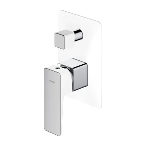 Omnires PARMA bateria prysznicowo-wannowa podtynkowa, chrom/biały połysk PM7435CRB
