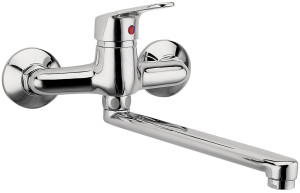 FERRO SMILE bateria zlewozmywakowa ściana chrom FE - BSM5